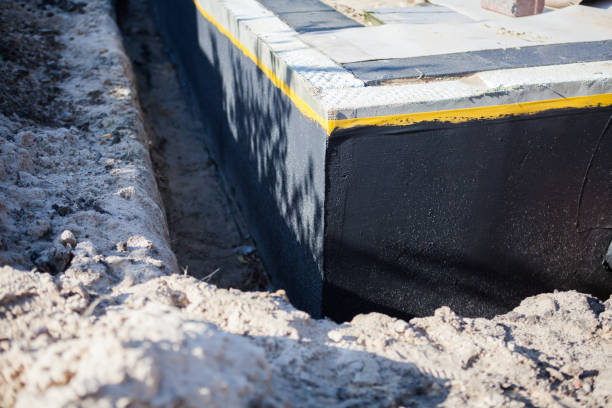 Residential Waterproofing installation at a Nashville, NC home by SJ Waterproofing Pros